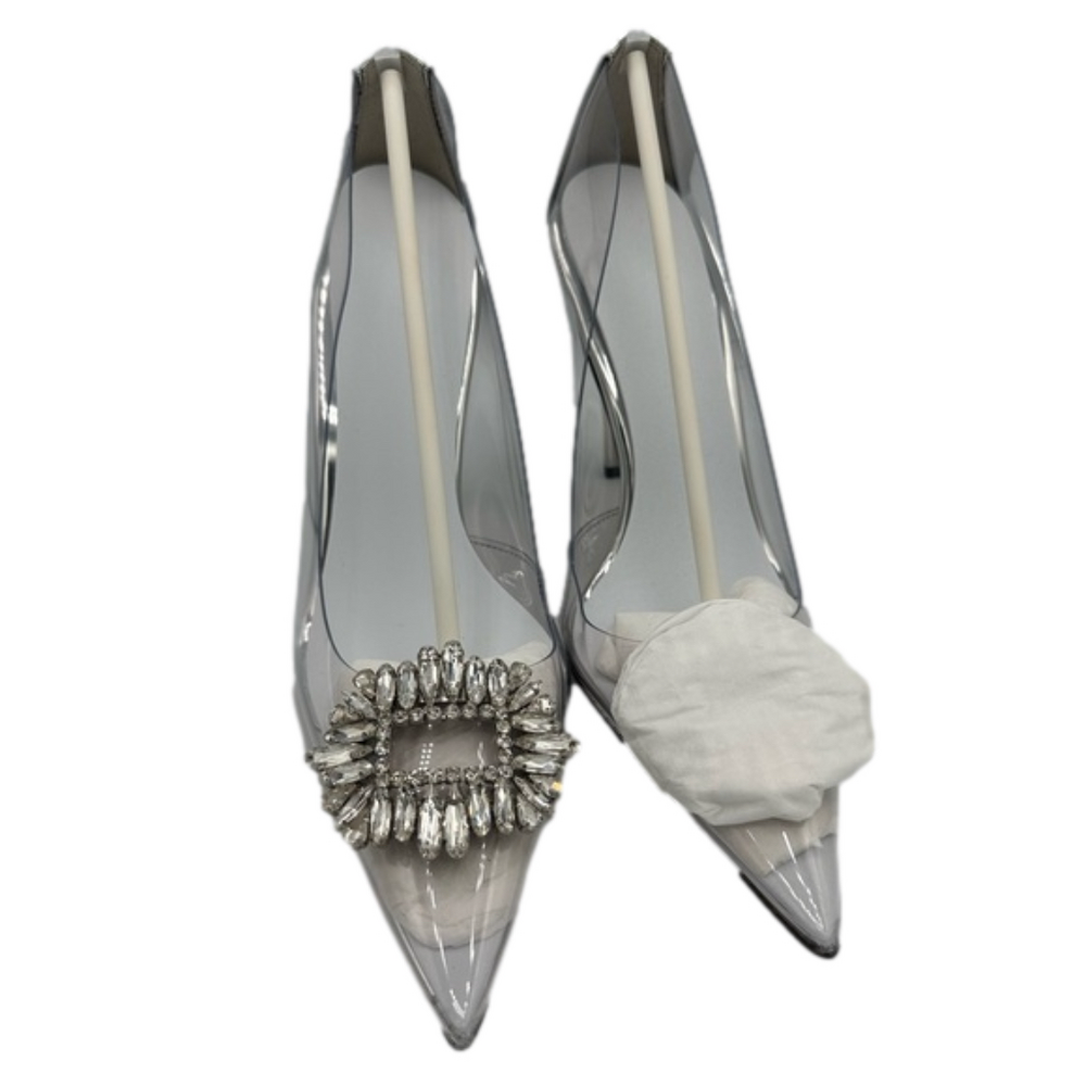 GOOD AMERICAN Cinderella EMBELLISHED women’s size 13 stiletto heels NIB
